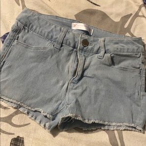 Size 7 light blue Jean shorts